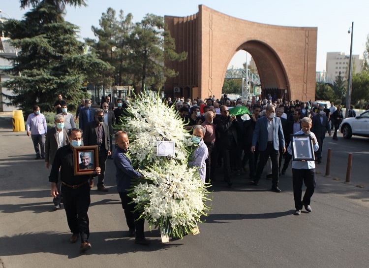 مراسم وداع با پیکر استاد فقید دکتر امیرحسن ندایی برگزار شد